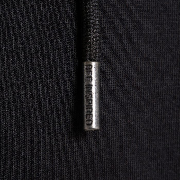 Diallo Zip Hoodie - Black