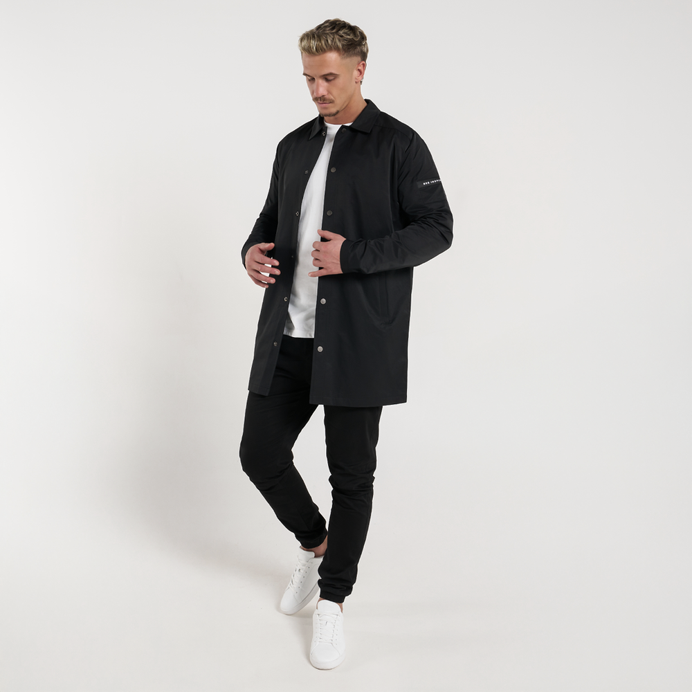 Hanley Trench Coat - Black