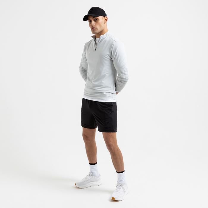 Signature Sports 1/4 Zip - Light Grey