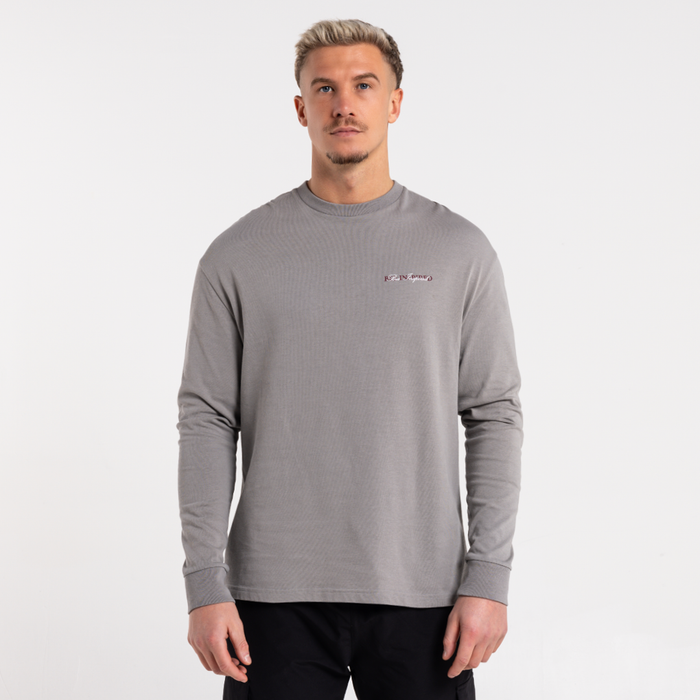 Stach Long Sleeve T-Shirt - Grey